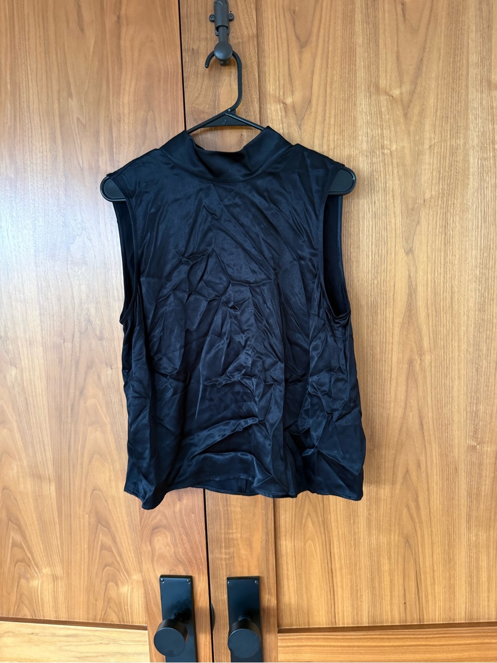Rails Black Sleeveless Mock Neck Camisole
